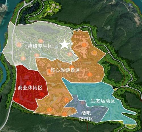 勐泐傣文化旅游项目规划图